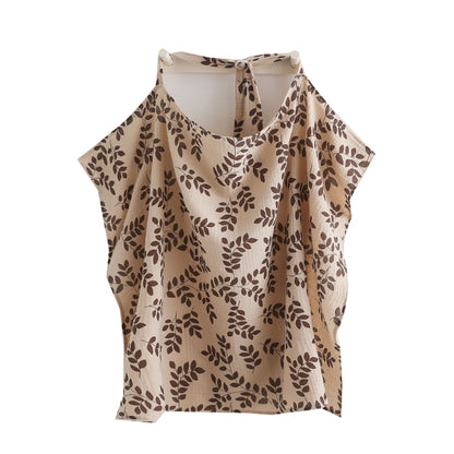 Couverture d'allaitement en mousseline pour bébé