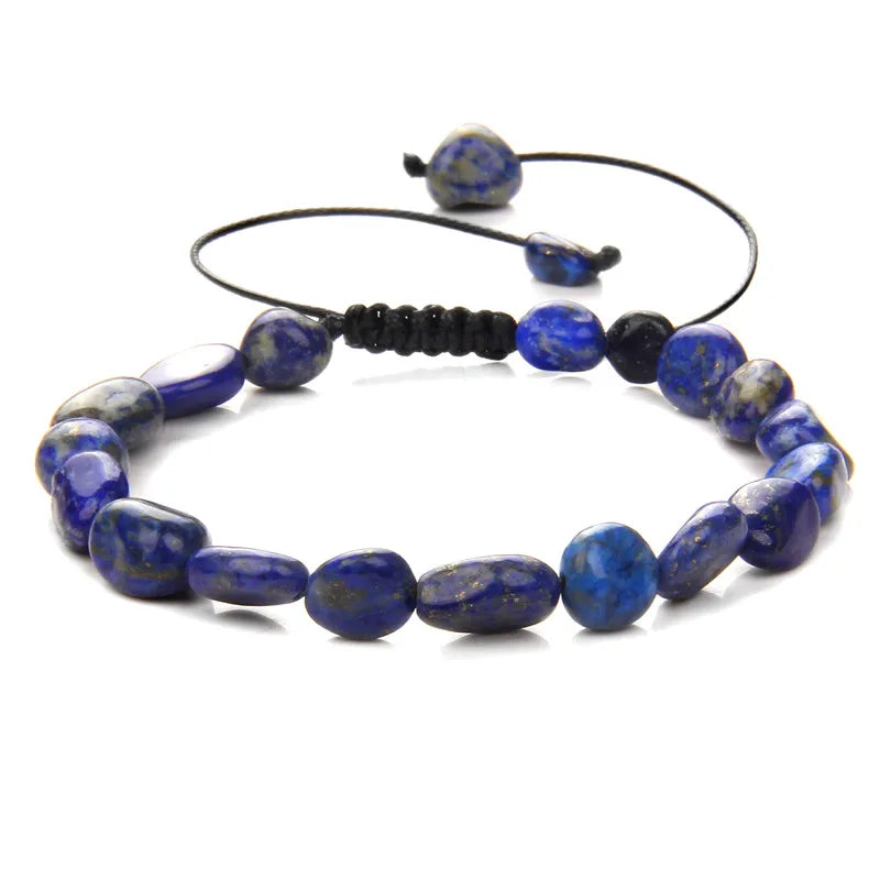 Apatite Stone Bead Bracelet Natural Aquamarines