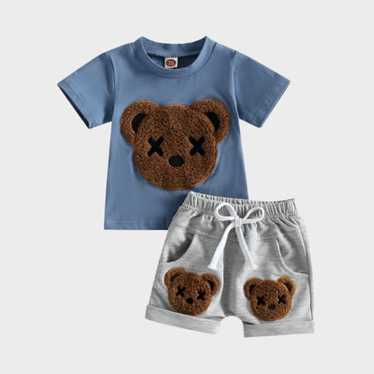 2 Piece Embroidered Casual