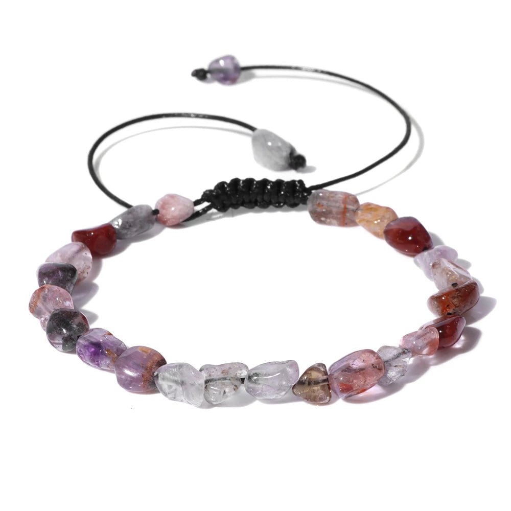 Apatite Stone Bead Bracelet Natural Aquamarines