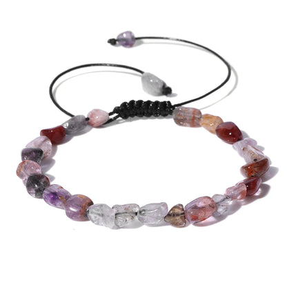 Apatite Stone Bead Bracelet Natural Aquamarines