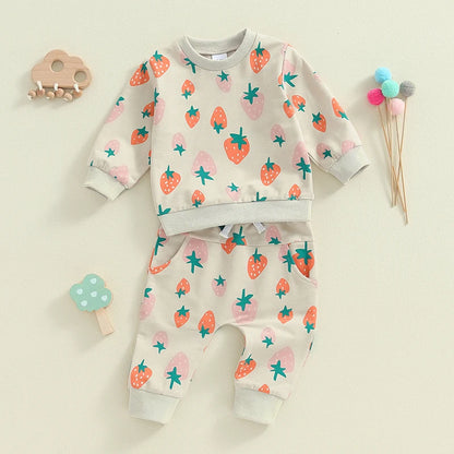 2 Piece Strawberry Outfit