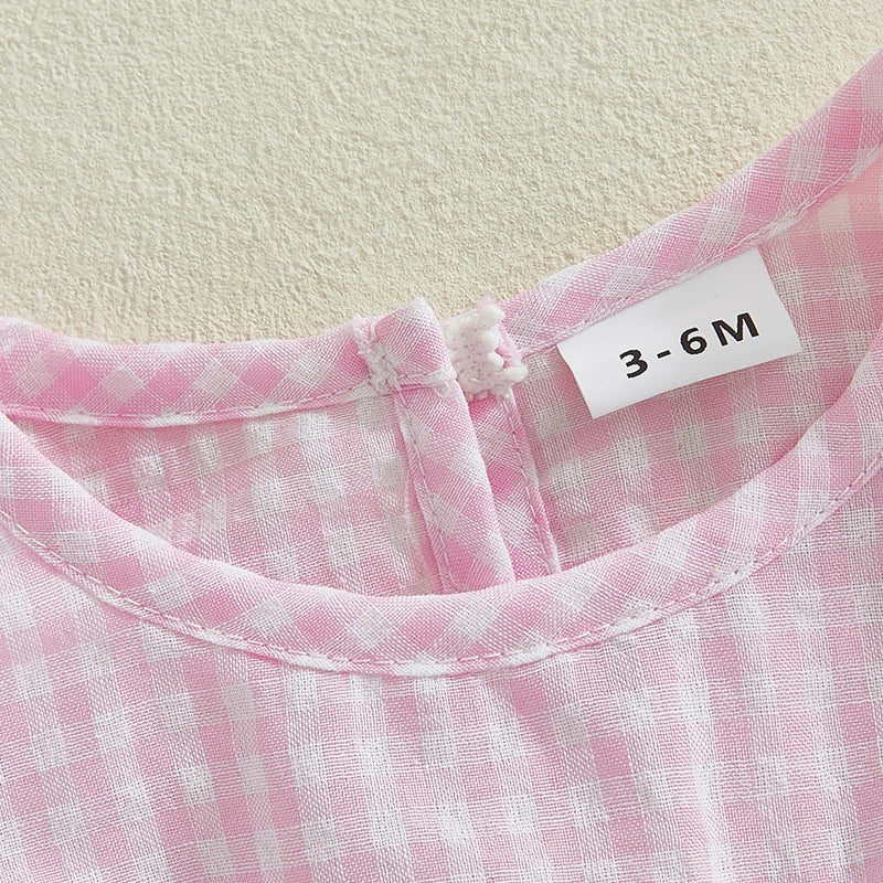 Easter Romper Embroidered Dress