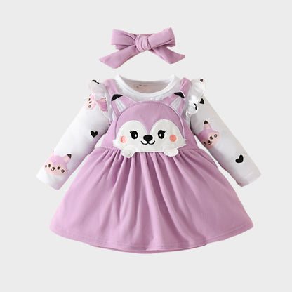 Cartoon Kitty Dress