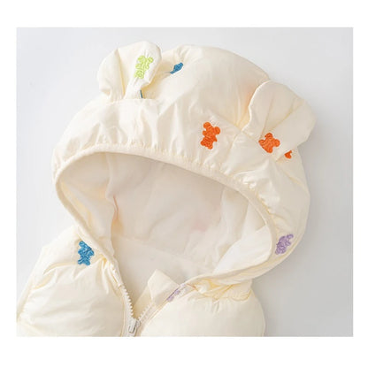 Autumn Winter Baby Cartoon Bear Vest