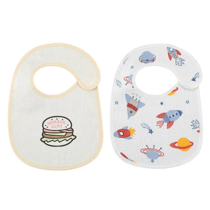 2 Piece Waterproof Bandana Bib