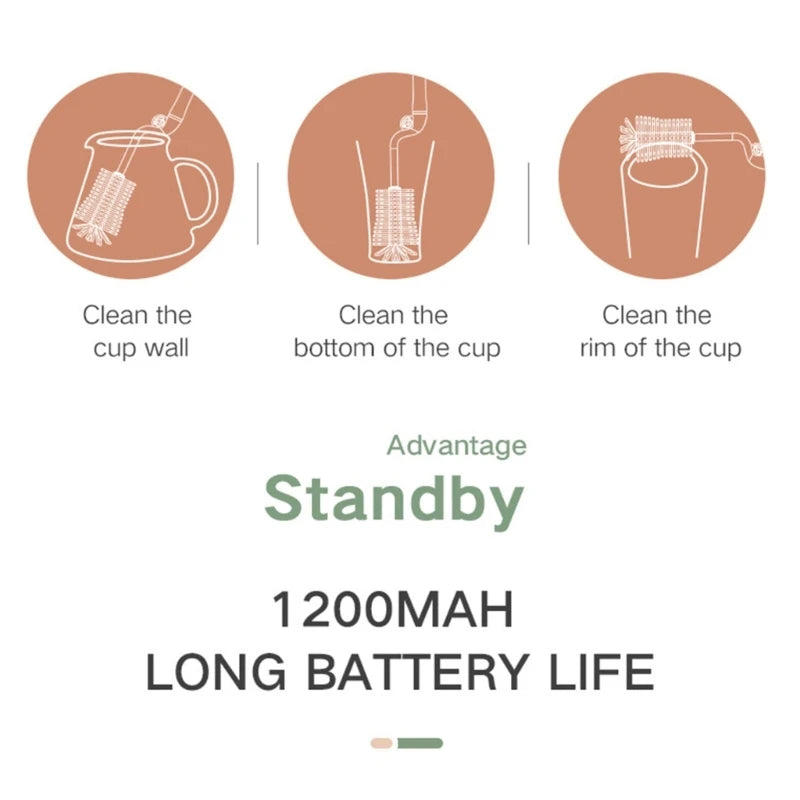 Rechargeable Electric Baby Bottle Brush