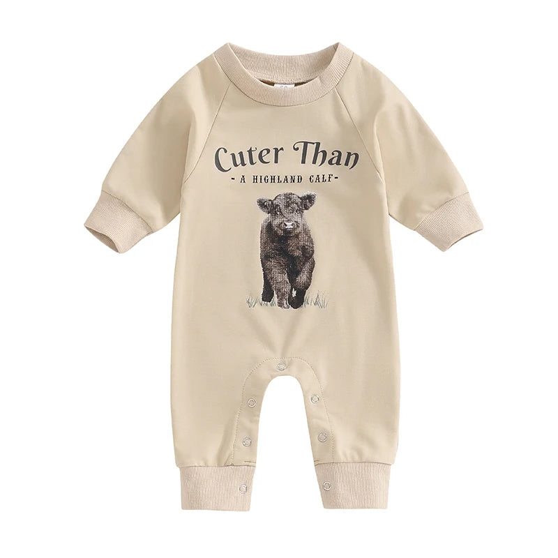 Farm Bull Cow Jumpsuit