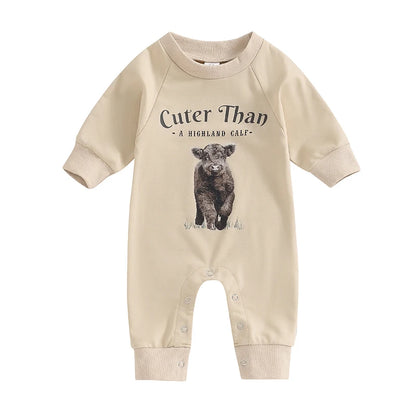 Farm Bull Cow Jumpsuit