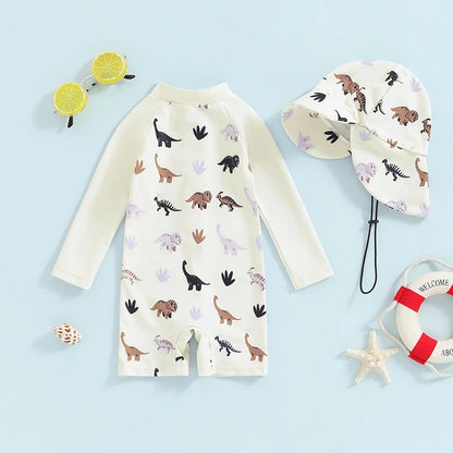 2 Piece Fauna Rush Guard Swimwear