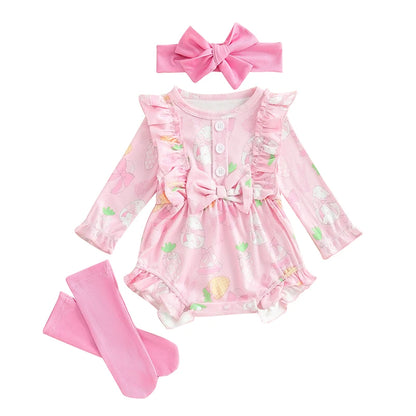 3 Piece Easter Ruffle Set