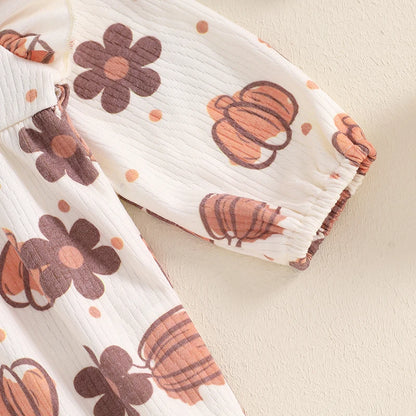 Halloween Ruffle Romper