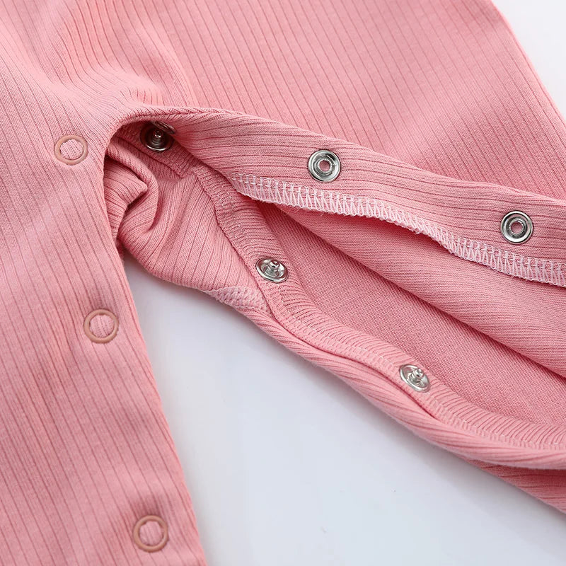 Long Sleeve Cotton Star Jumpsuit Footies Overall