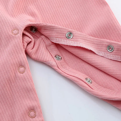 Long Sleeve Cotton Star Jumpsuit Footies Overall