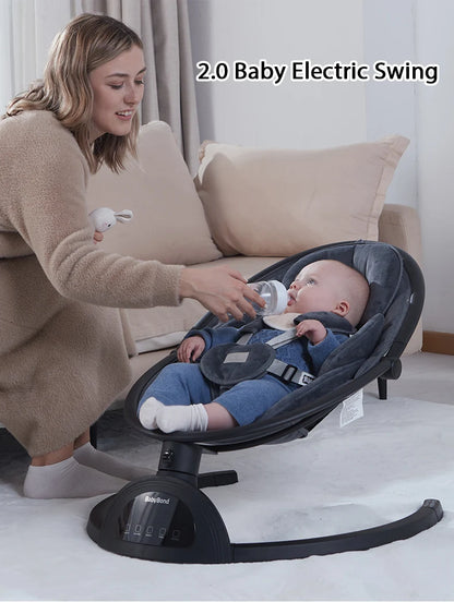 Transat pour bébé avec support Bluetooth et filet