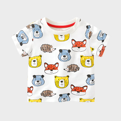 Summer Cartoon Bear T-Shirts