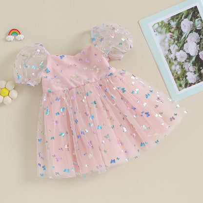 Puff Bodysuit Dress With Headband