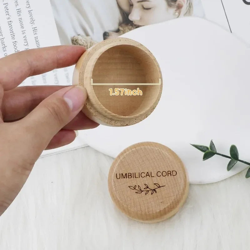 Wooden Umbilical Cord Memorial Box