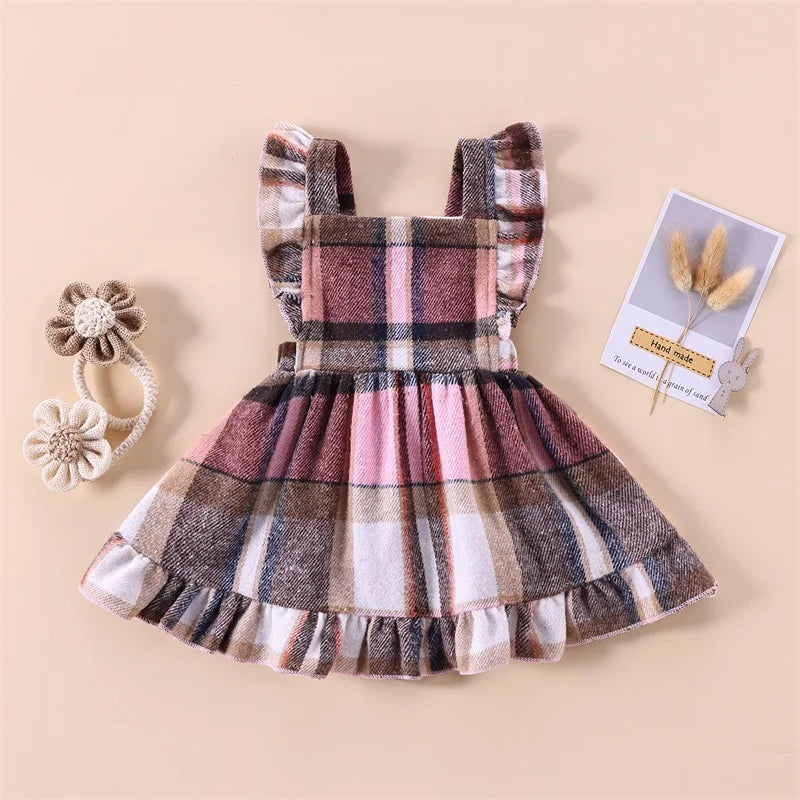 Fly Sleeve Christmas Dress