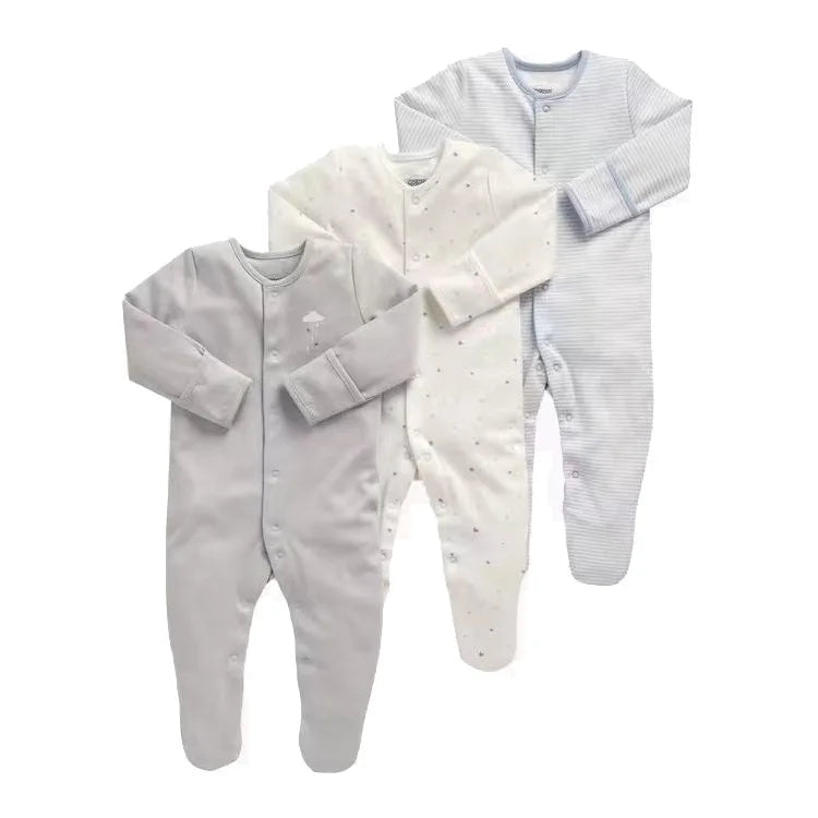 3 Pieces Essential Newborn Jumpsuit