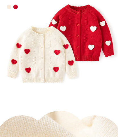 Tricot à manches longues avec broderie Love