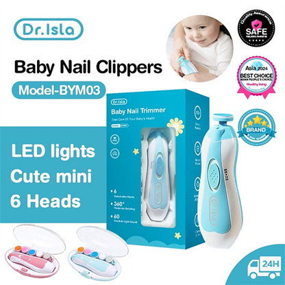 Electric Baby Nail Trimmer 6 in 1 Clipper