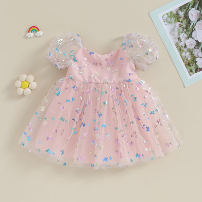 Puff Bodysuit Dress With Headband