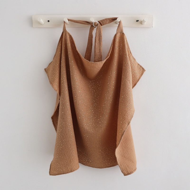 Couverture d'allaitement en mousseline pour bébé