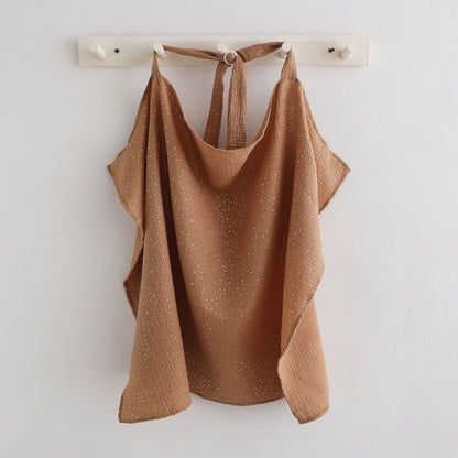 Couverture d'allaitement en mousseline pour bébé