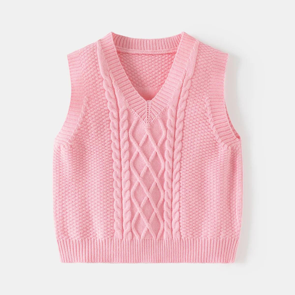 Gilet en tricot à col en V slim