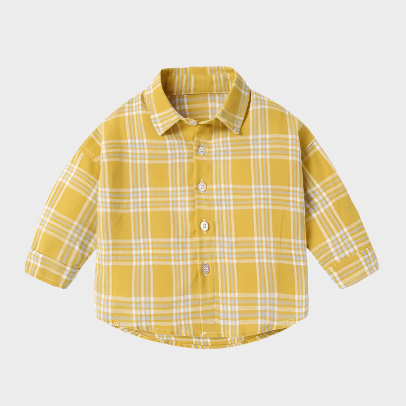 Checkered Long Sleeve Outwear