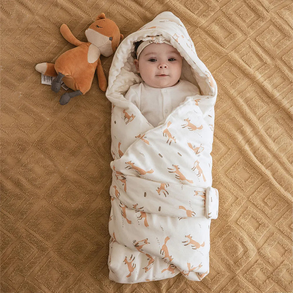 Floral & Faun Swaddle Wrap