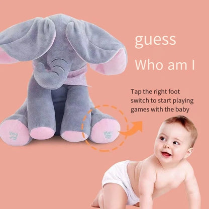 Peek A Boo Elephant Plush