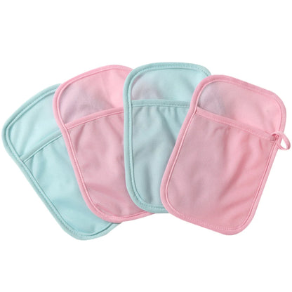 4 Pieces Washcloth Gloves