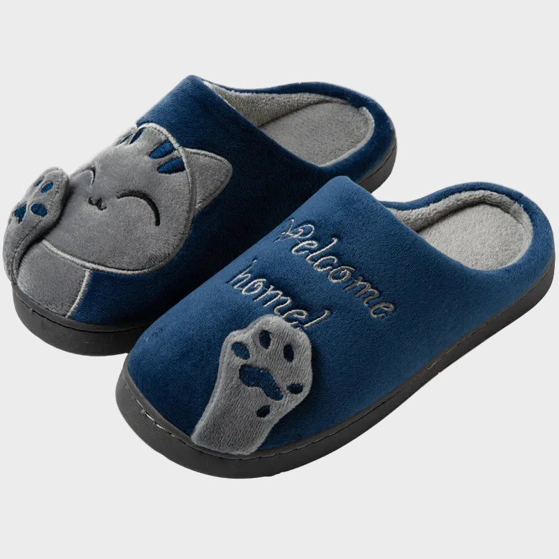 Pallene Cow milk Fuzzy Slippers