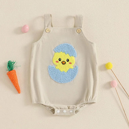 Embroidered Cartoon Bodysuit