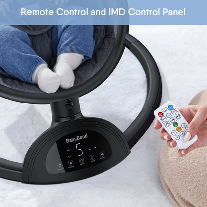 Transat pour bébé avec support Bluetooth et filet