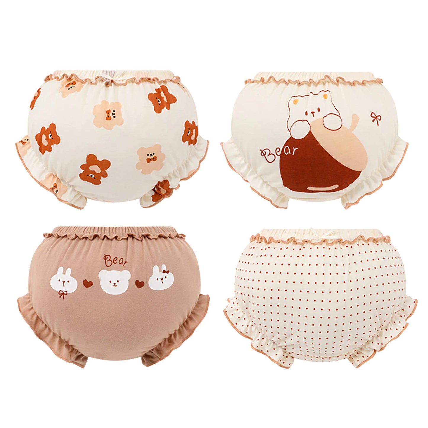 Ruffle Bow Diaper