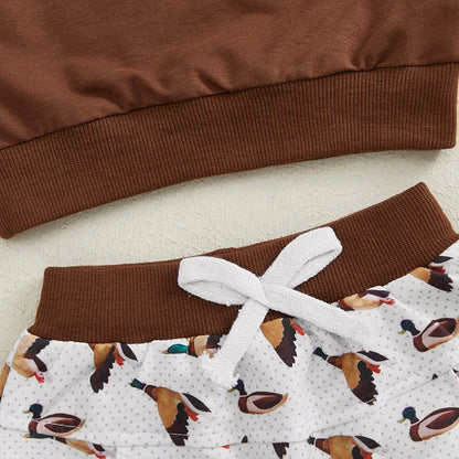 2 Piece Set Daddy's Boy Top with Long Pants