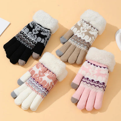 Knitted Acrylic Gloves