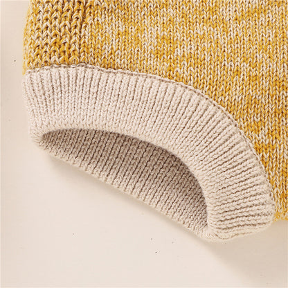 Knitted Sun Embroidered