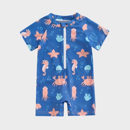 Maillot de bain Rashguard marin