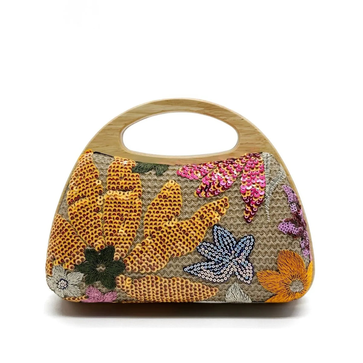 Embroidered Vintage Clutch Bag