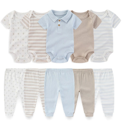 5 Sets Bodysuit with Pants