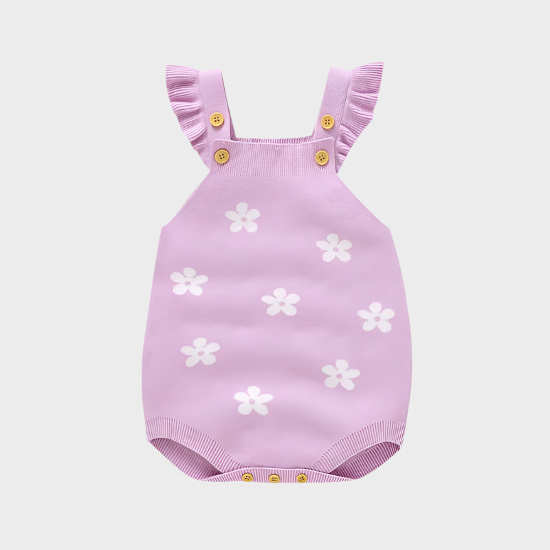 Floral Knitted Bodysuit