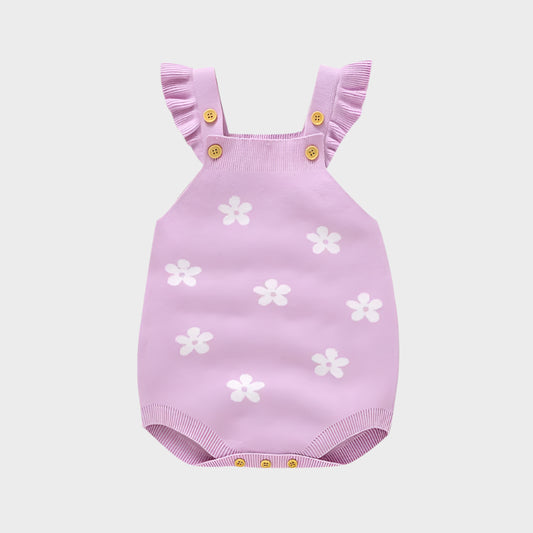 Floral Knitted Bodysuit