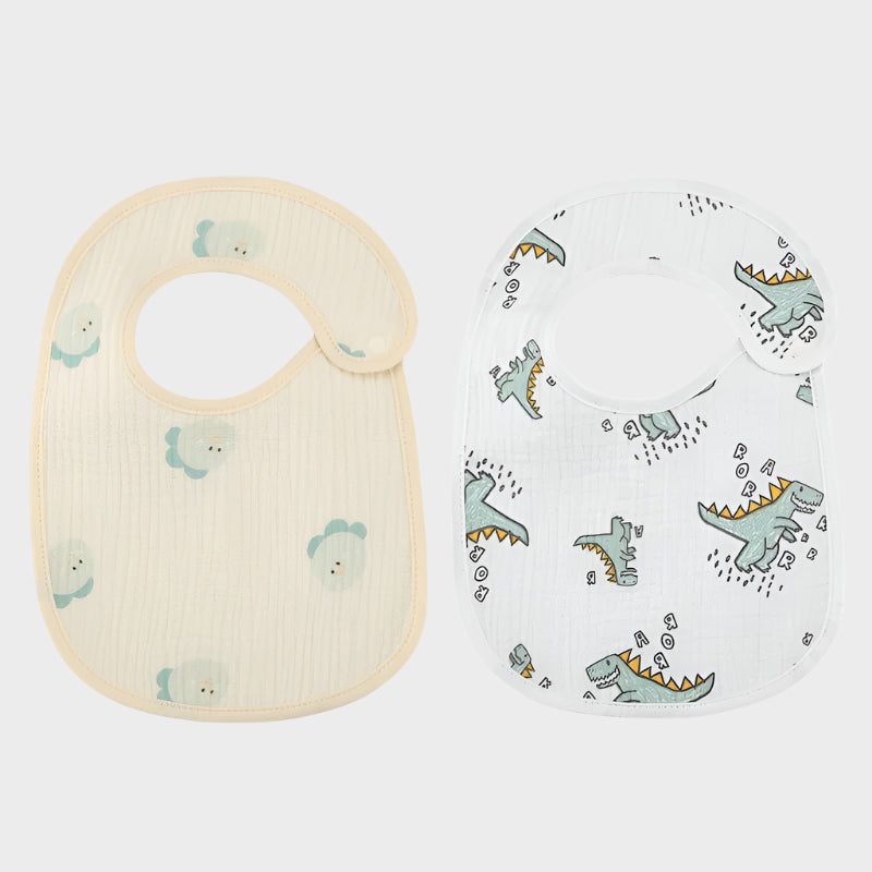 2 Piece Waterproof Bandana Bib