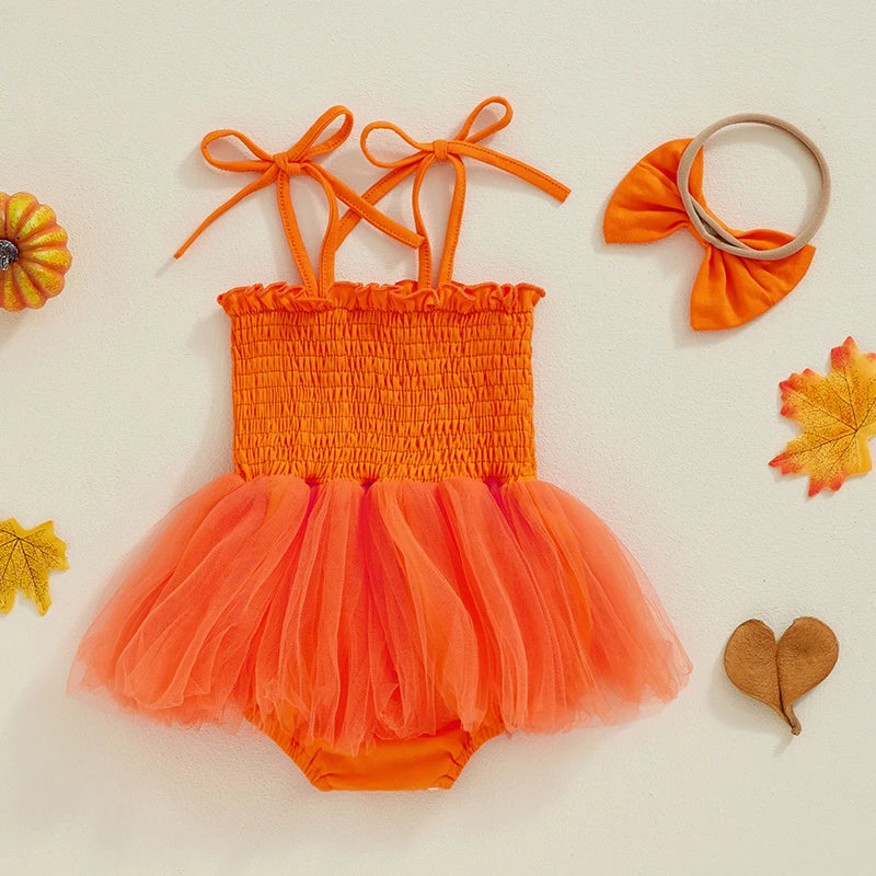 Fashion Pumpkin Romper
