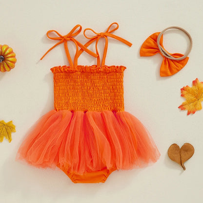 Fashion Pumpkin Romper