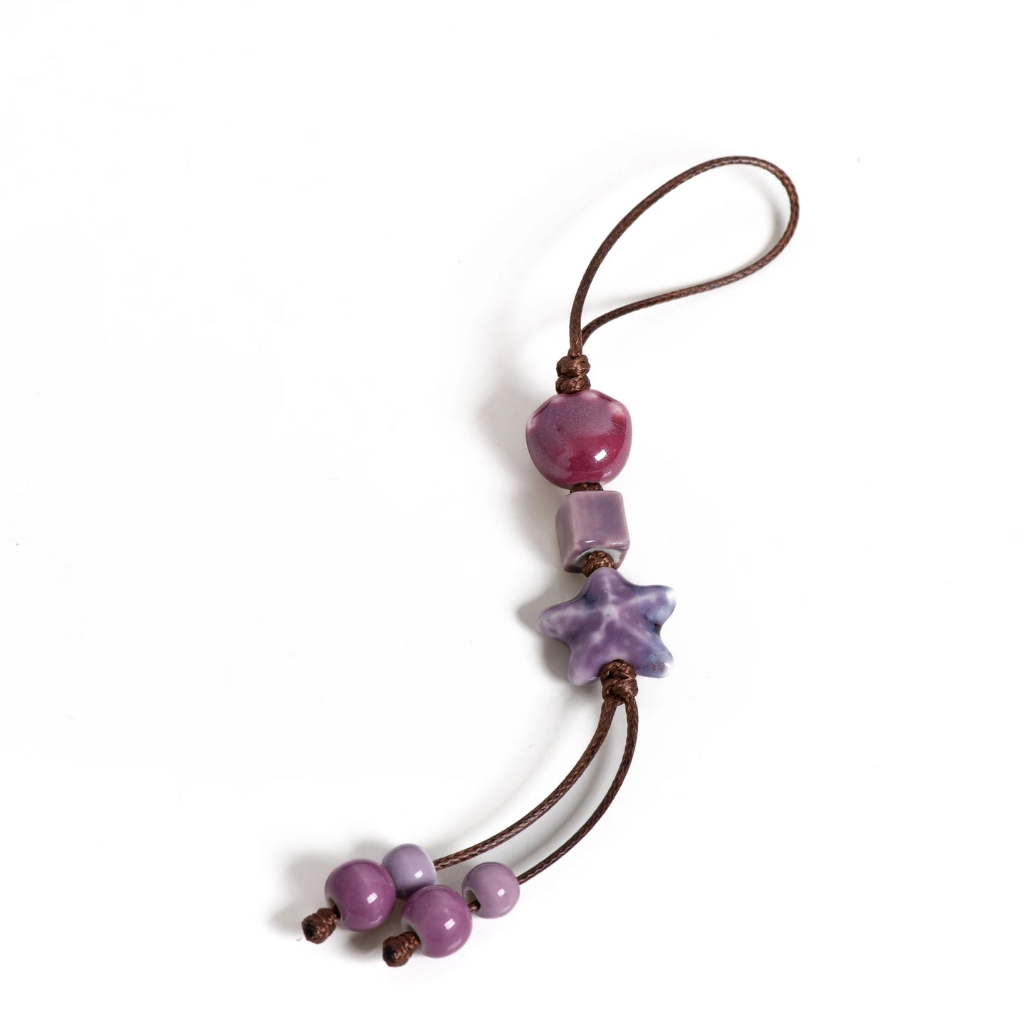 Vintage Ceramic Peach Charm